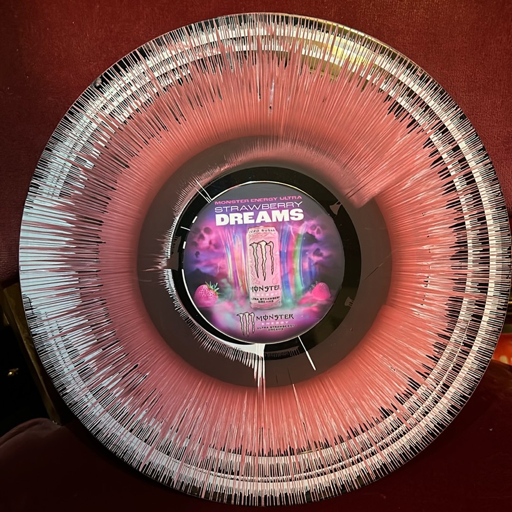 Monster Energy Ultra Strawberry Dreams Painted Vinyl